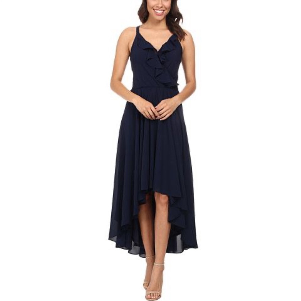 NWT Kut from the Kloth navy high-low dress